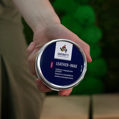 LEATHER WAX természetes bőrápoló cipőviasz