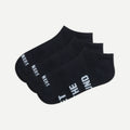 Socks Low Cut Black (three pack)