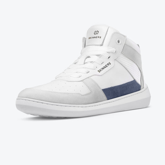 Oldschooler High Top Blue/White