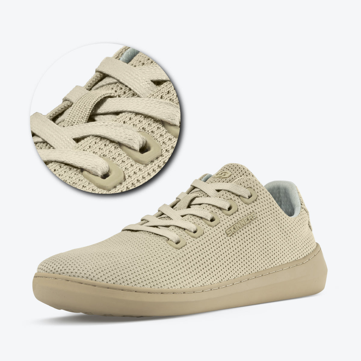 Textilschnürsenkel Beige