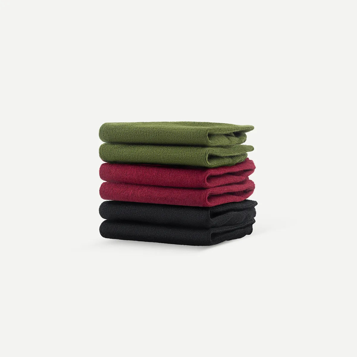 skinners_ponozky_no_show_mix_carmine_moss_black_trojpack_tower