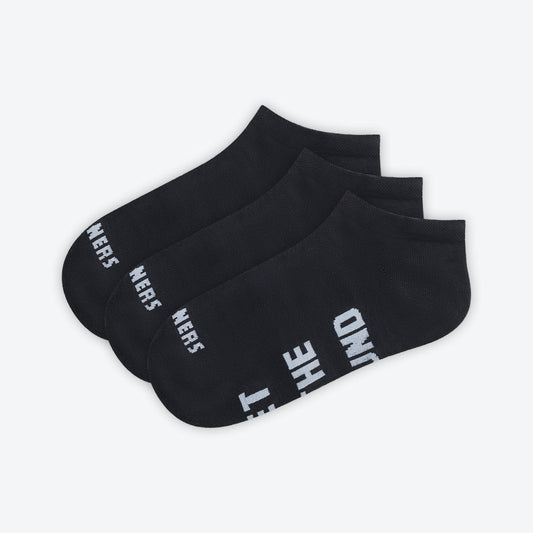 Socks Low Cut Black (three pack)