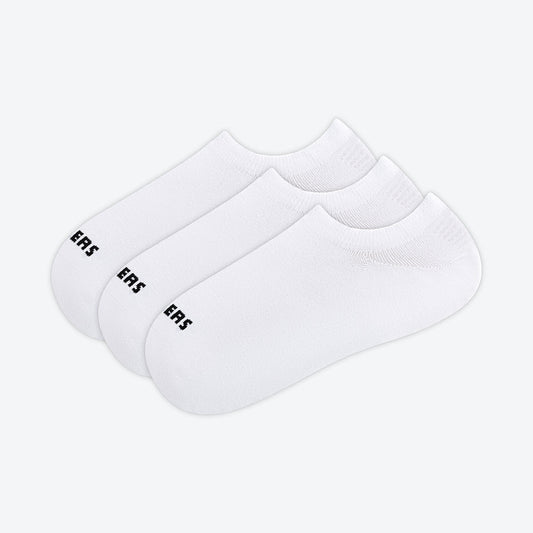 Socks No Show White (three pack)